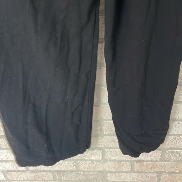 Allie Rose Black casual jumpsuit one piece size small viscose/linen - Picture 7 of 10